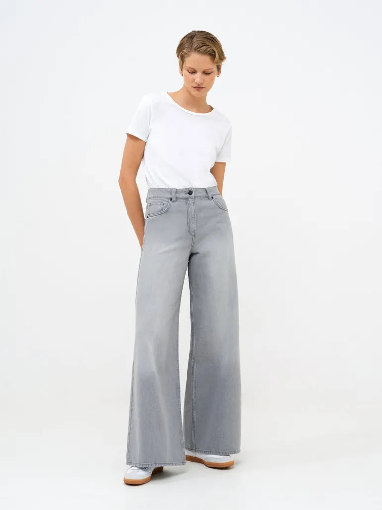 Denver Denim Relaxed Wide Leg Jeans<FRENCH CONNECTION Cheap