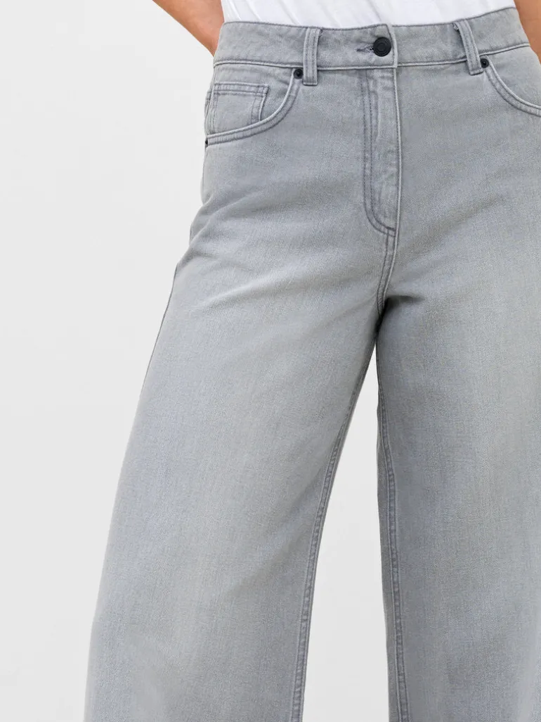 Denver Denim Relaxed Wide Leg Jeans<FRENCH CONNECTION Cheap