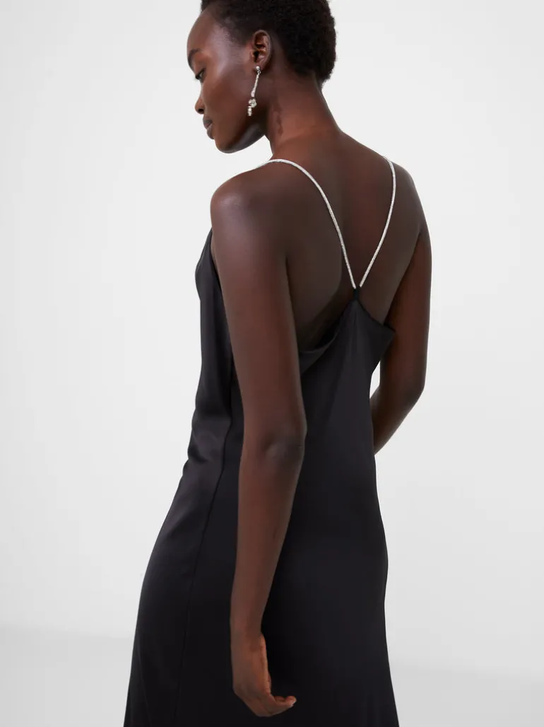 Diamante Strap Slip Dress<FRENCH CONNECTION Best Sale