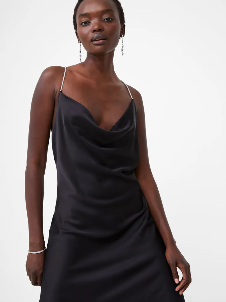 Diamante Strap Slip Dress<FRENCH CONNECTION Best Sale
