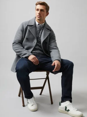 Double Breasted Peacoat<FRENCH CONNECTION Sale