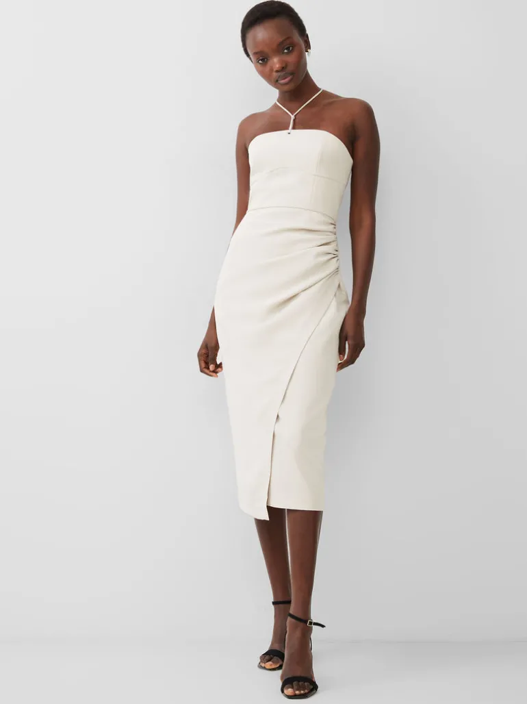 Echo Crepe Halterneck Midi Dress<FRENCH CONNECTION Discount