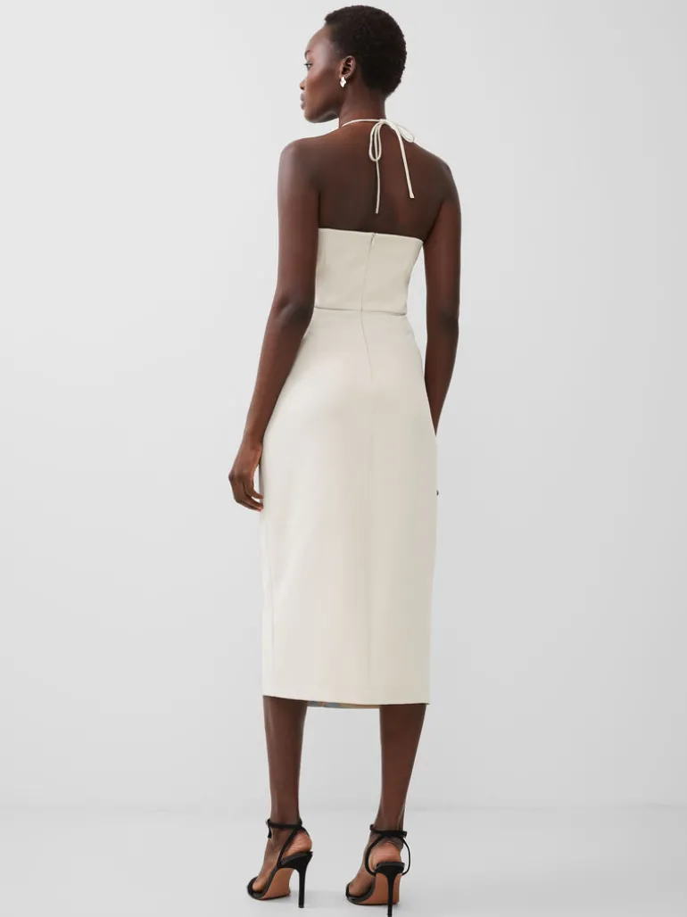 Echo Crepe Halterneck Midi Dress<FRENCH CONNECTION Discount