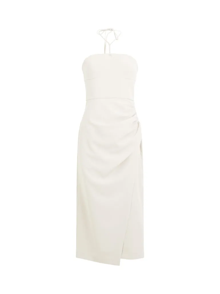 Echo Crepe Halterneck Midi Dress<FRENCH CONNECTION Discount