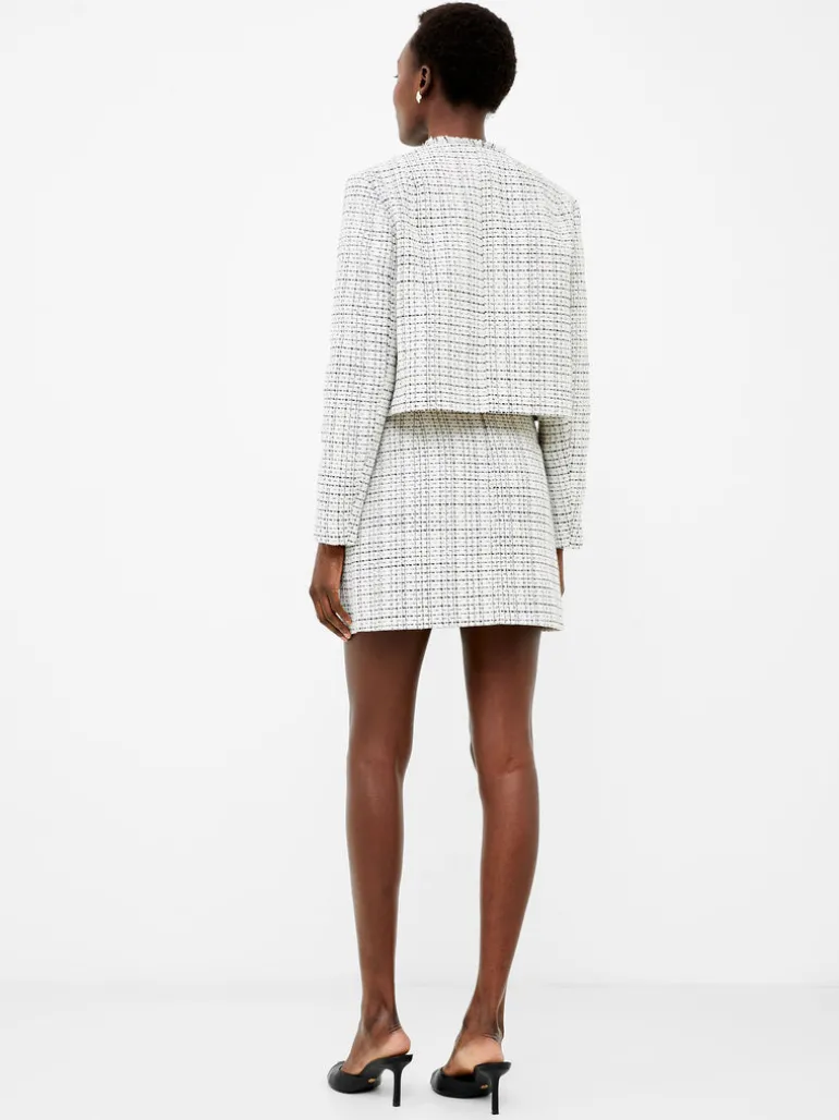 Effie Boucle Collarless Blazer<FRENCH CONNECTION New