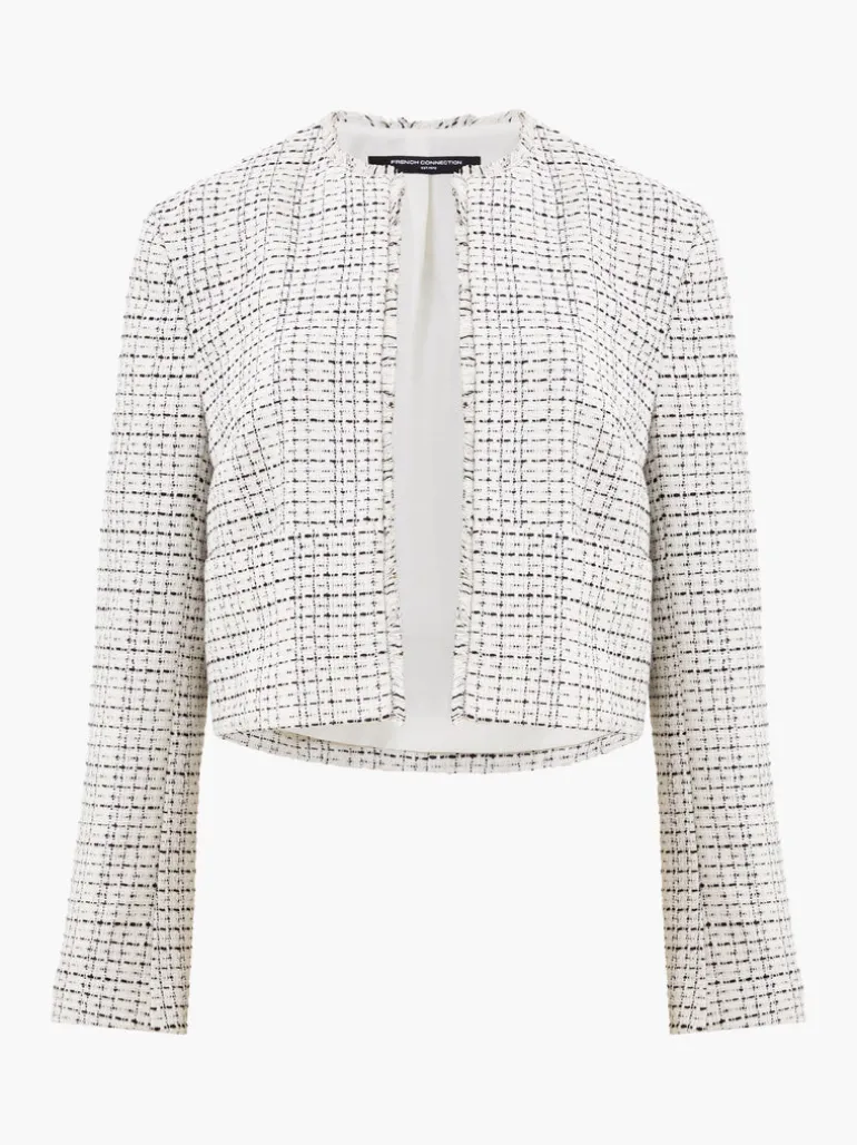 Effie Boucle Collarless Blazer<FRENCH CONNECTION New