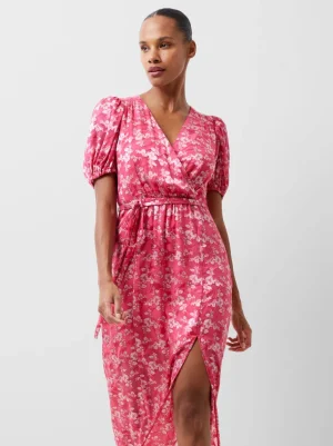 Elianna Devore Midi Dress<FRENCH CONNECTION Outlet