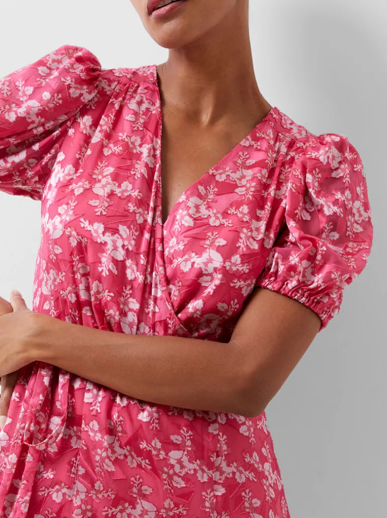 Elianna Devore Midi Dress<FRENCH CONNECTION Outlet