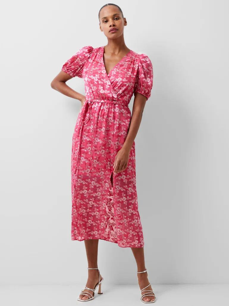 Elianna Devore Midi Dress<FRENCH CONNECTION Outlet