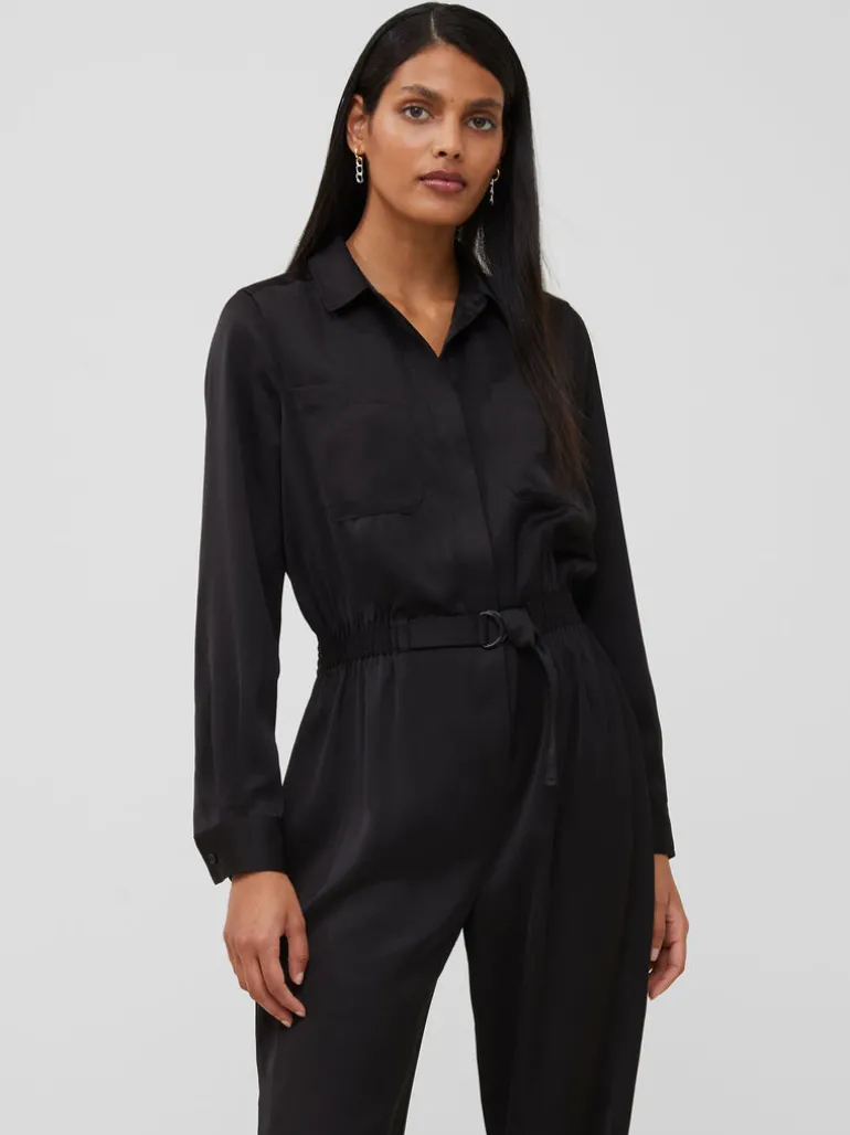 Enid Crepe 70s Jumpsuit<FRENCH CONNECTION Shop