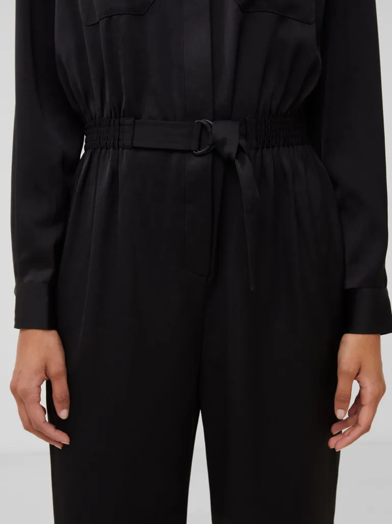 Enid Crepe 70s Jumpsuit<FRENCH CONNECTION Shop