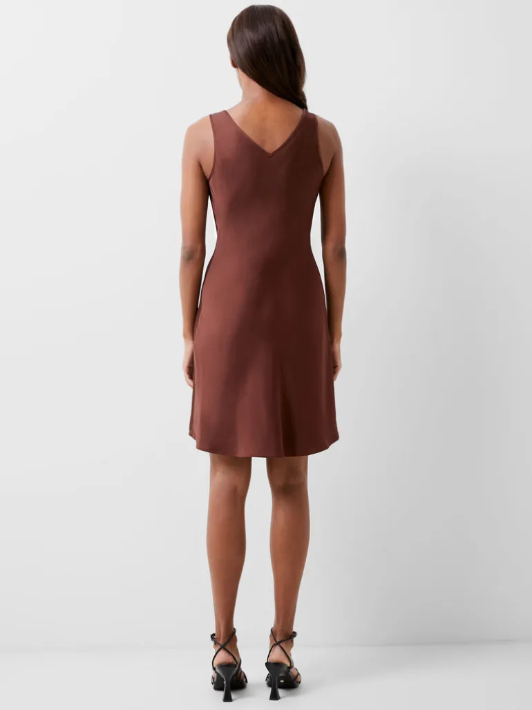 Ennis Eco Satin Slip Mini Dress<FRENCH CONNECTION Flash Sale
