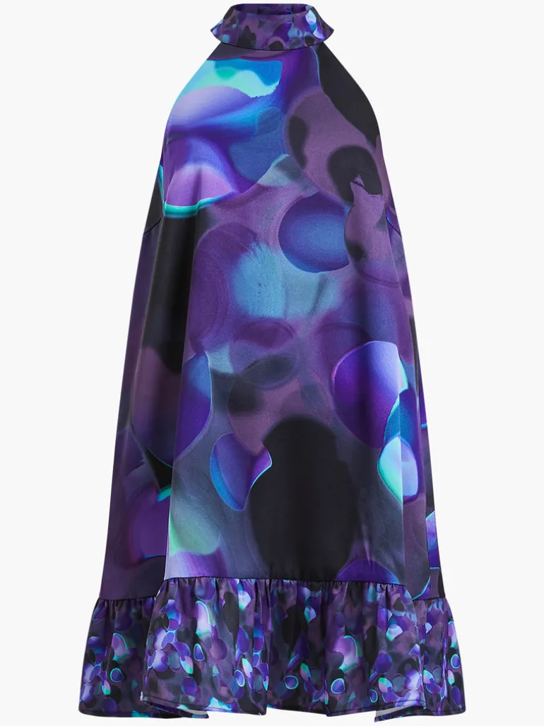 Eva Harlow Recycled Satin Swing Mini Dress<FRENCH CONNECTION Clearance