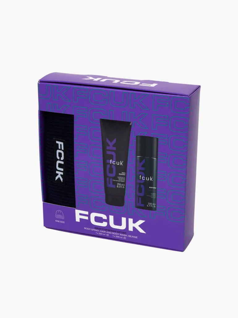 FCUK Wrap It Up Beanie Hat Gift Set<FRENCH CONNECTION Online