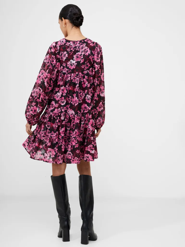 Floral Smock Mini Dress<FRENCH CONNECTION Clearance