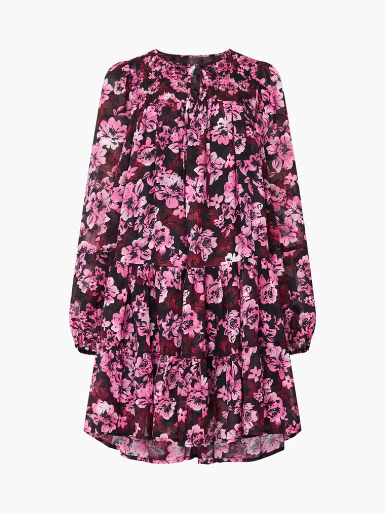 Floral Smock Mini Dress<FRENCH CONNECTION Clearance