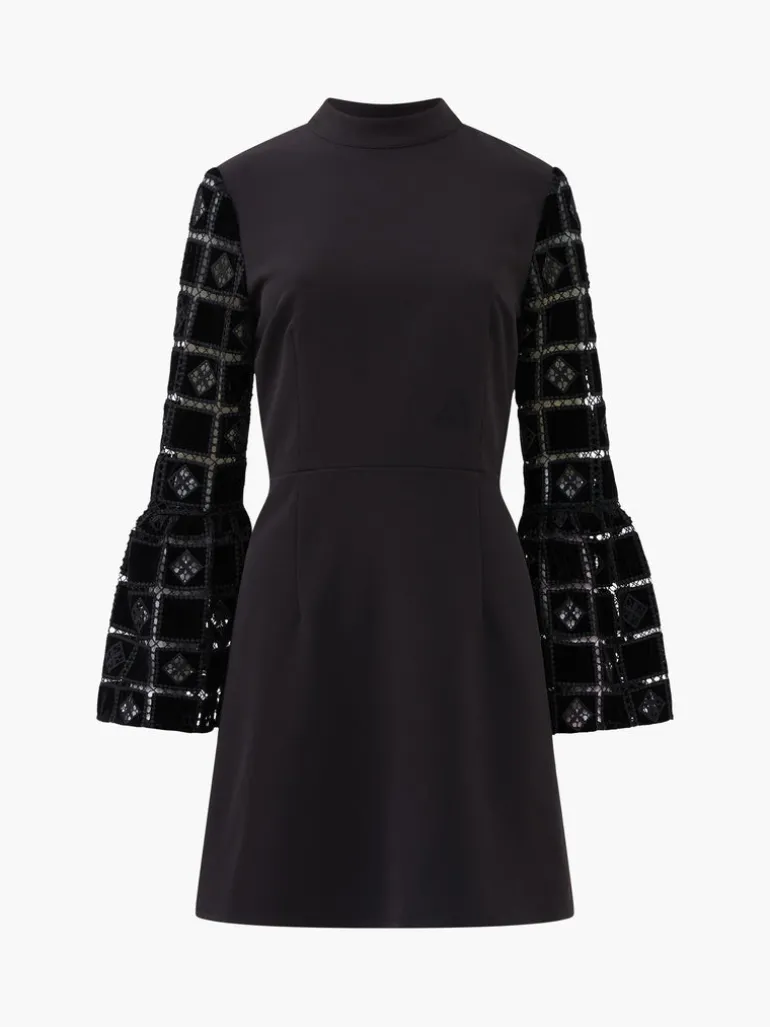 Garnet Velvet Lace Mini Dress<FRENCH CONNECTION Fashion