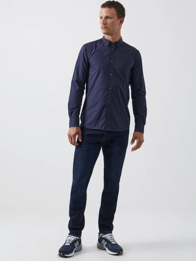 Geo Dot Long Sleeve Shirt<FRENCH CONNECTION Best Sale