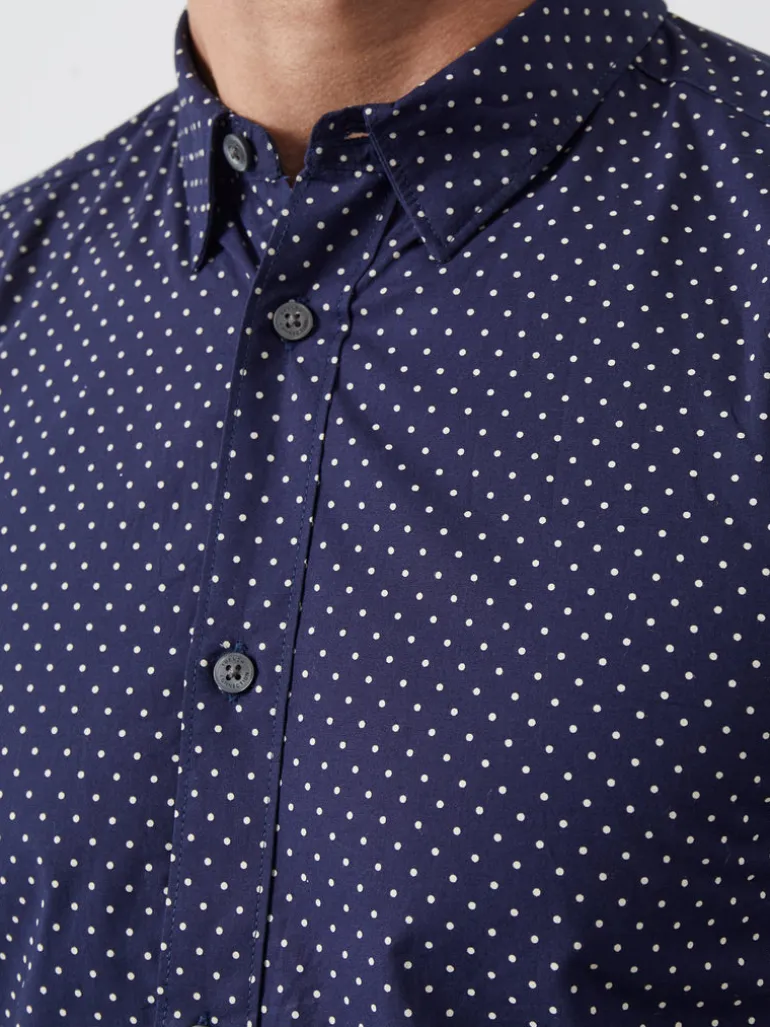 Geo Dot Long Sleeve Shirt<FRENCH CONNECTION Best Sale