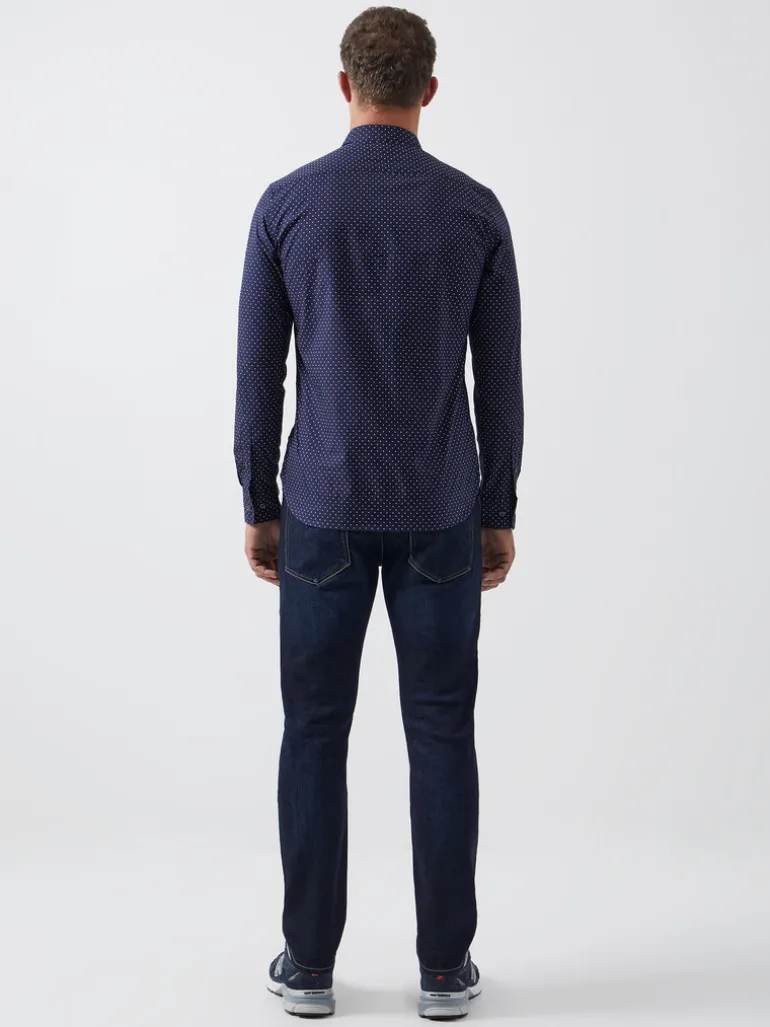 Geo Dot Long Sleeve Shirt<FRENCH CONNECTION Best Sale