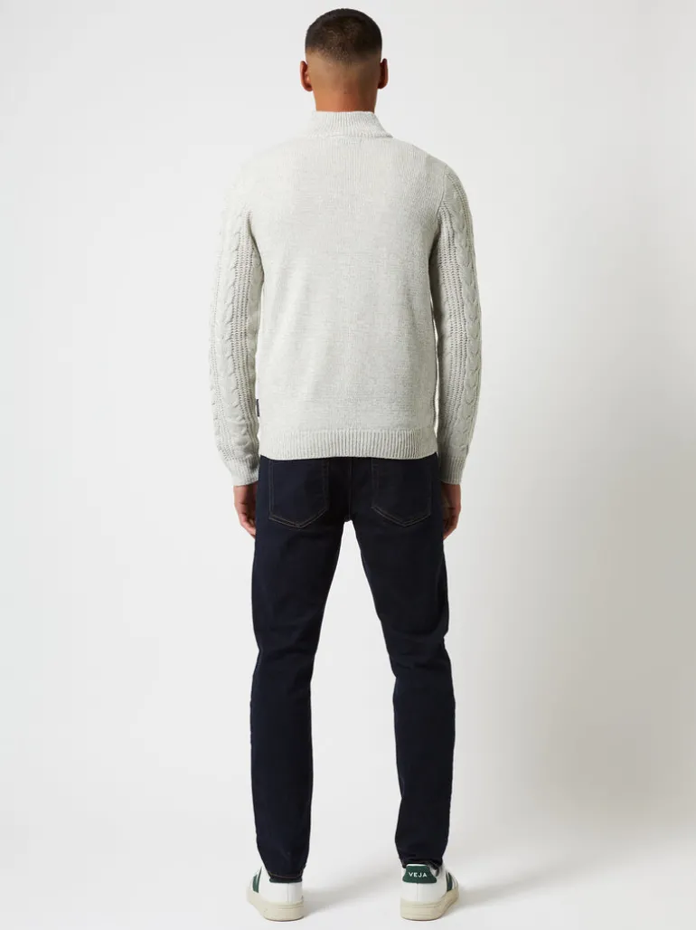 Half Zip Cable Knit Jumper<FRENCH CONNECTION Online