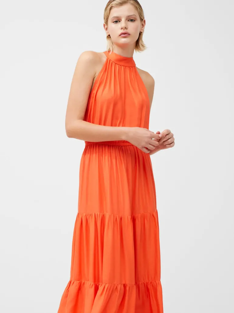 Halter Viscose Tiered Maxi Dress<FRENCH CONNECTION Best