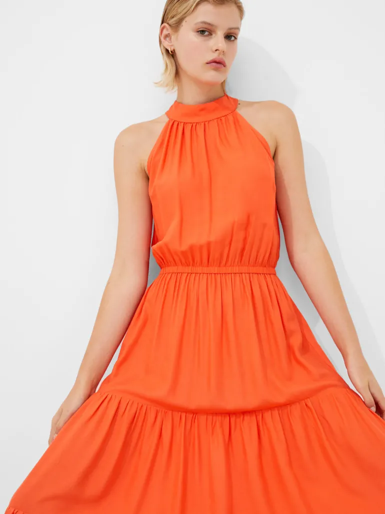 Halter Viscose Tiered Maxi Dress<FRENCH CONNECTION Best