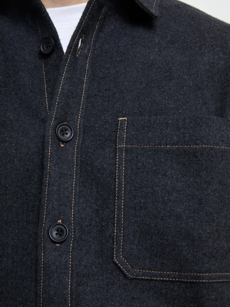 Heavy Melange Overshirt<FRENCH CONNECTION Clearance