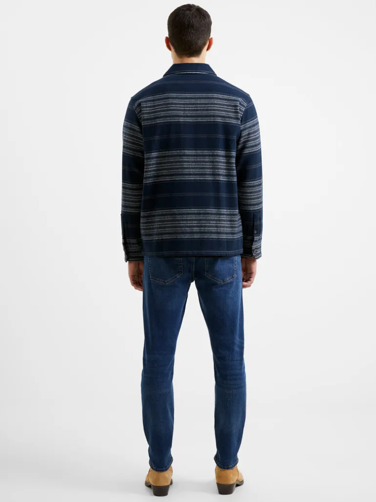 Heavy Twill Stripe Overshirt<FRENCH CONNECTION Discount