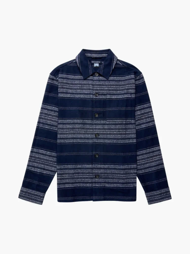 Heavy Twill Stripe Overshirt<FRENCH CONNECTION Discount
