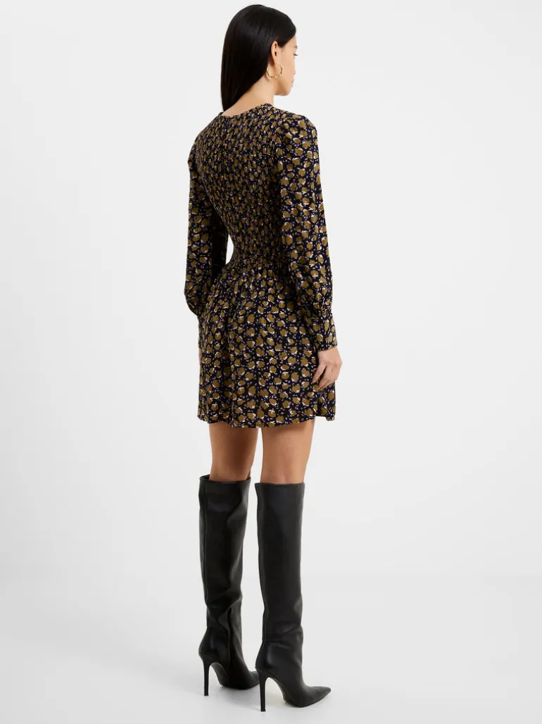 Ingrid Eco Colette Crepe Smocked Mini Dress<FRENCH CONNECTION Sale