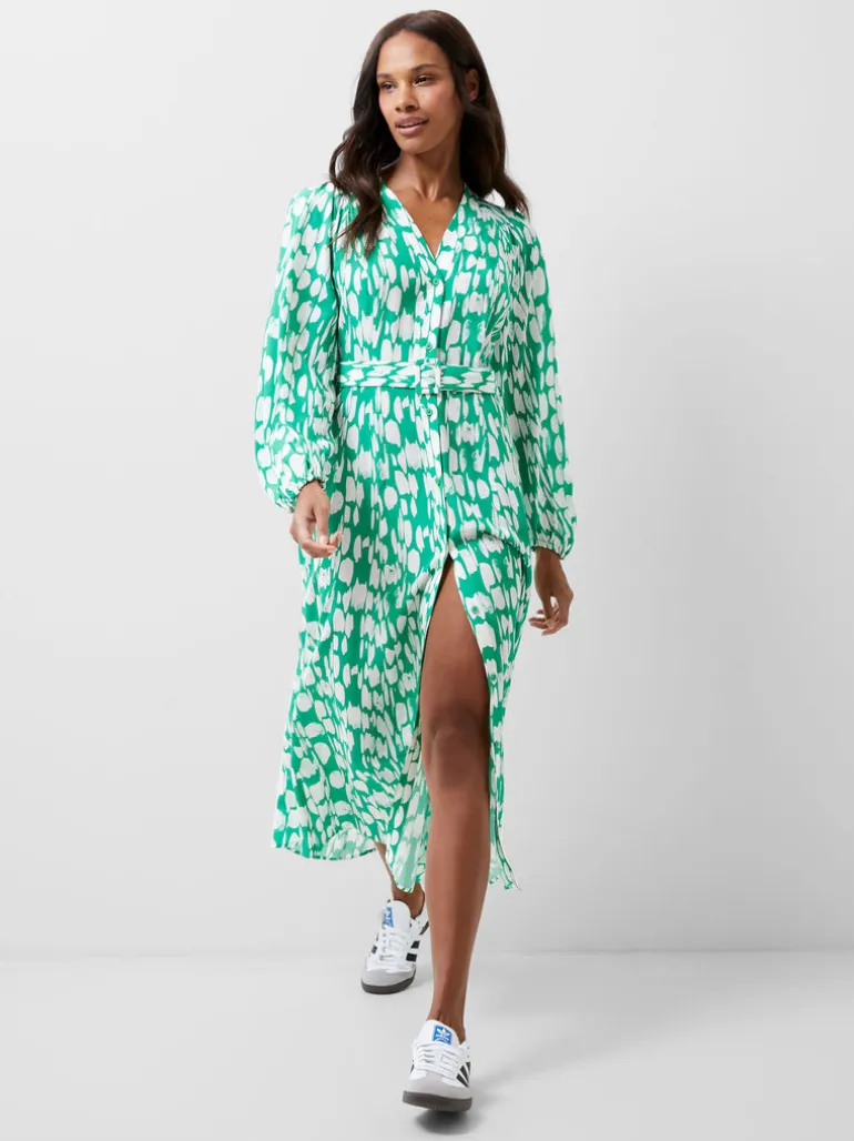 Islanna Crepe Belted Dress<FRENCH CONNECTION Cheap