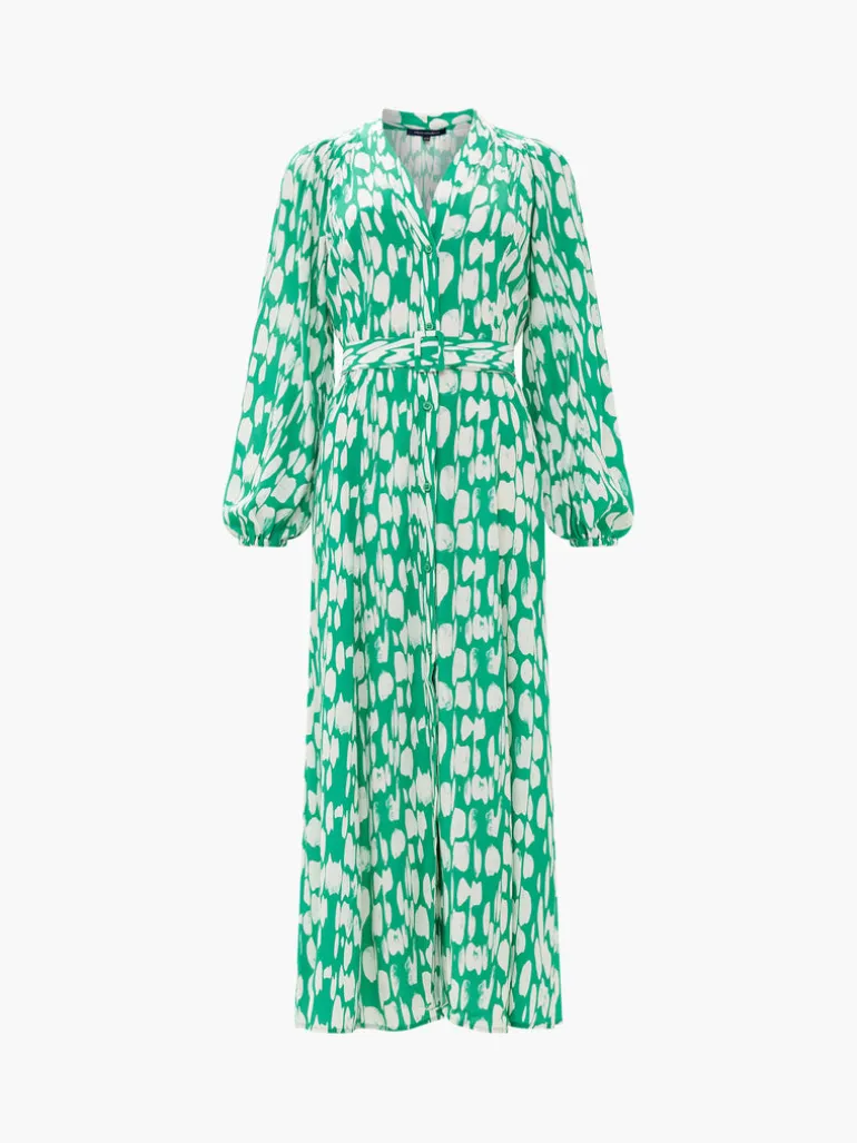 Islanna Crepe Belted Dress<FRENCH CONNECTION Cheap