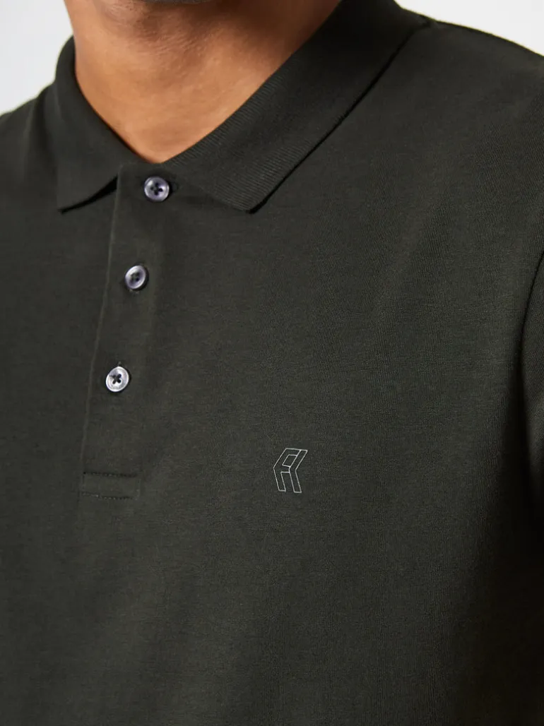 Jersey Polo Shirt<FRENCH CONNECTION Best