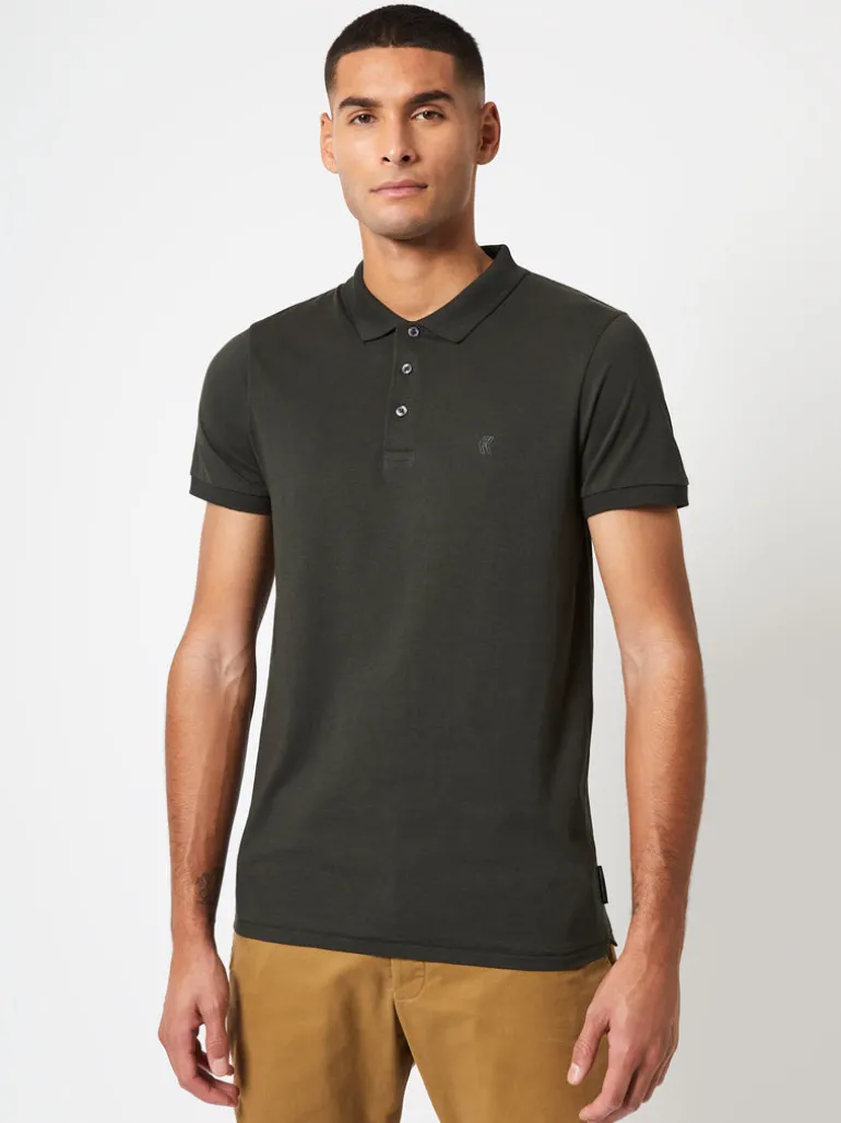 Jersey Polo Shirt<FRENCH CONNECTION Best