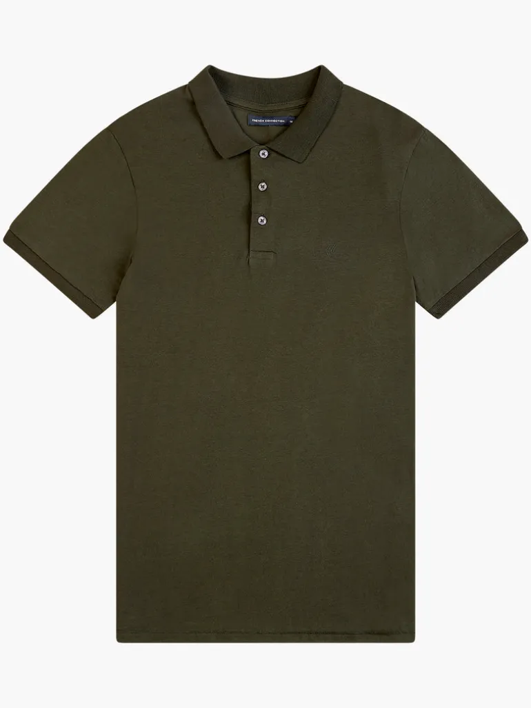 Jersey Polo Shirt<FRENCH CONNECTION Best
