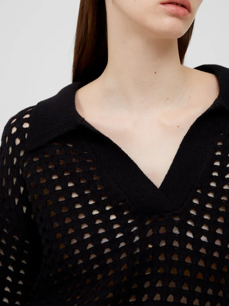 Manda Pointelle Collared Jumper<FRENCH CONNECTION Shop