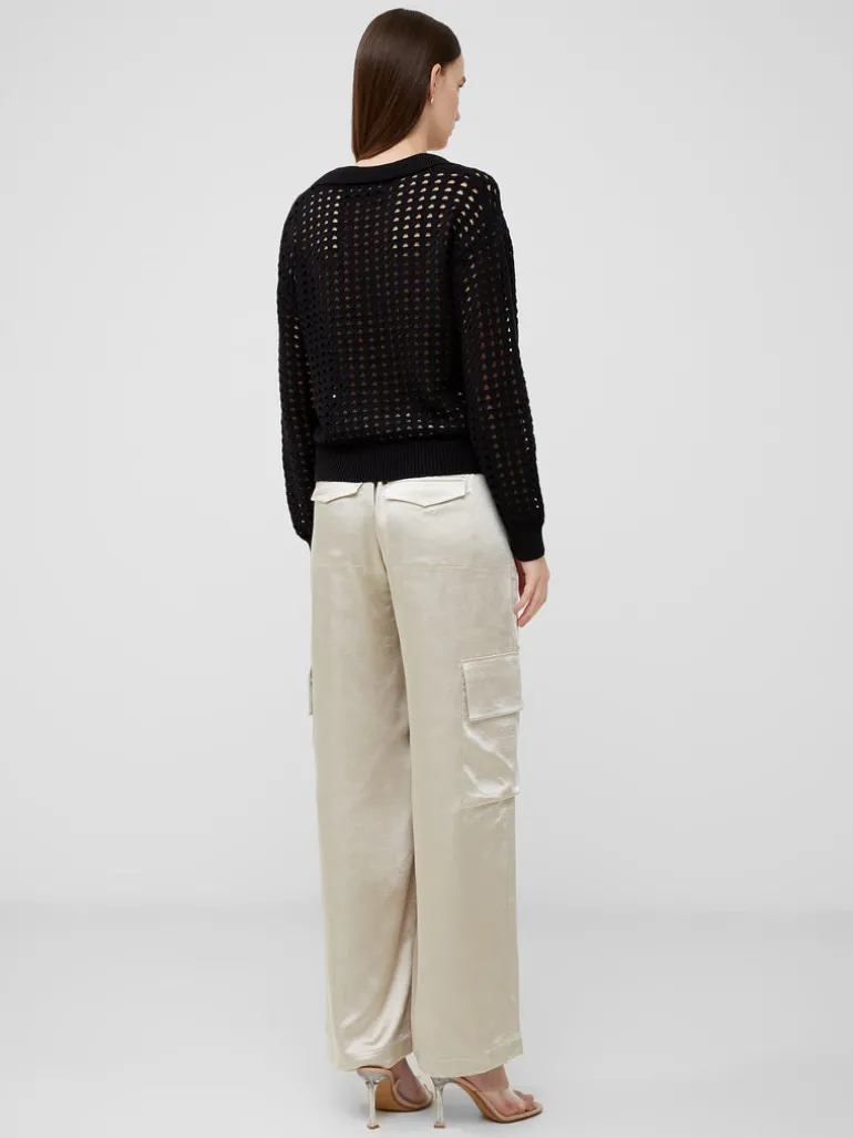 Manda Pointelle Collared Jumper<FRENCH CONNECTION Shop