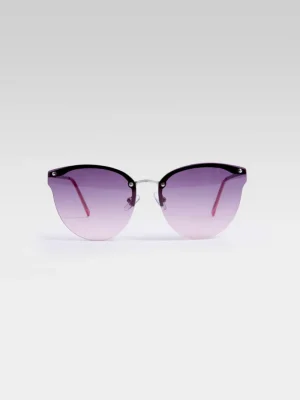Metal Cat Eye Rimless Sunglass<FRENCH CONNECTION Best
