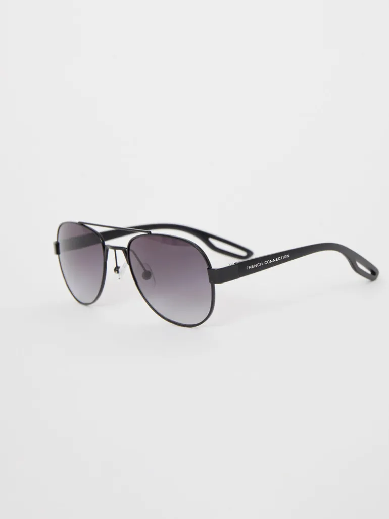 Metal D-Frame Sunglasses<FRENCH CONNECTION Discount