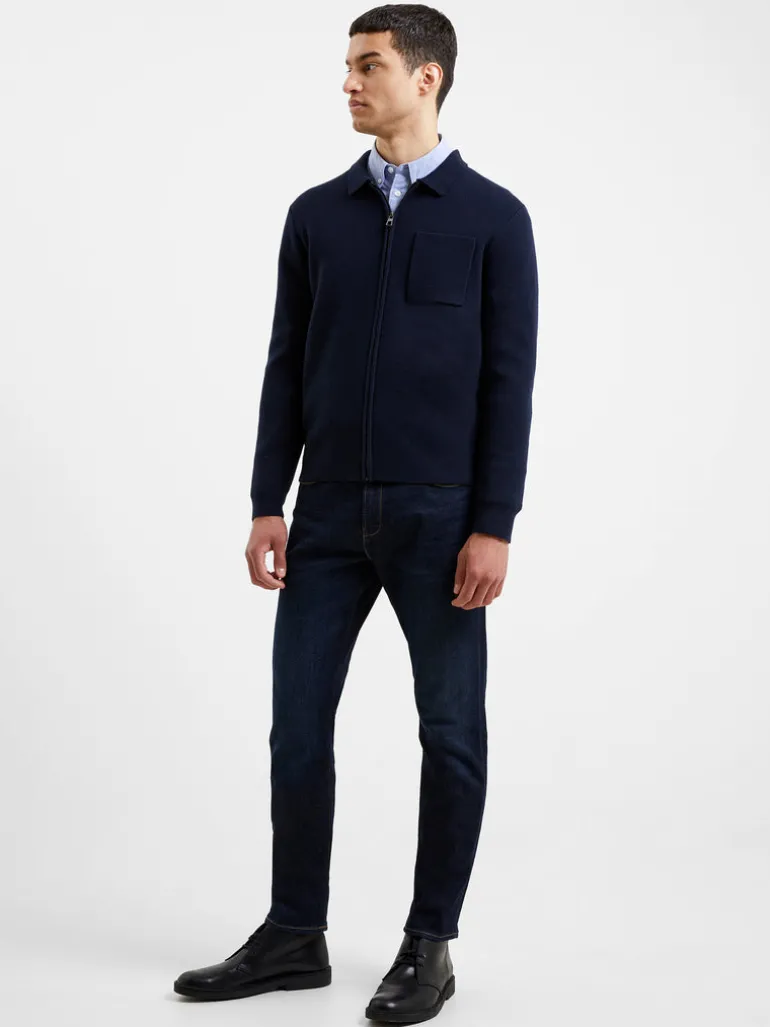 Milano Knitted Zip Through Shirt<FRENCH CONNECTION New