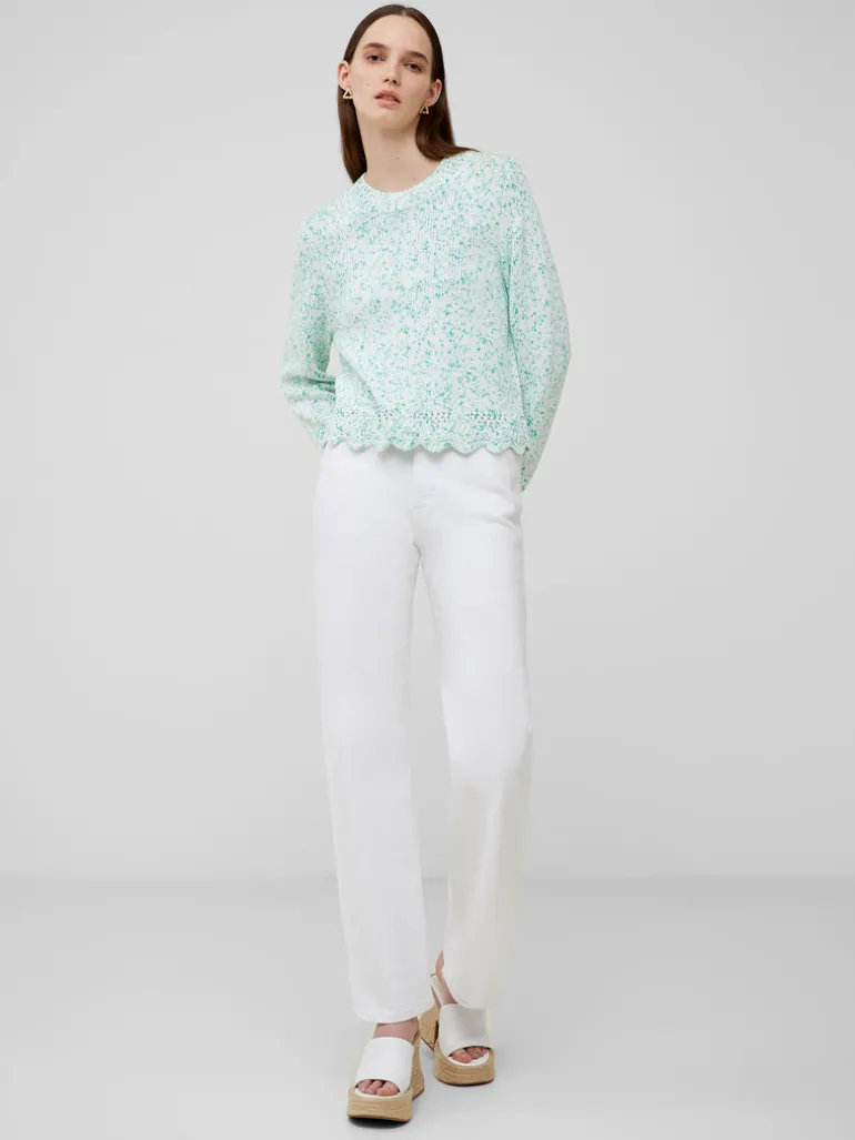 Nevanna Recycled Scallop Hem Sweater<FRENCH CONNECTION New