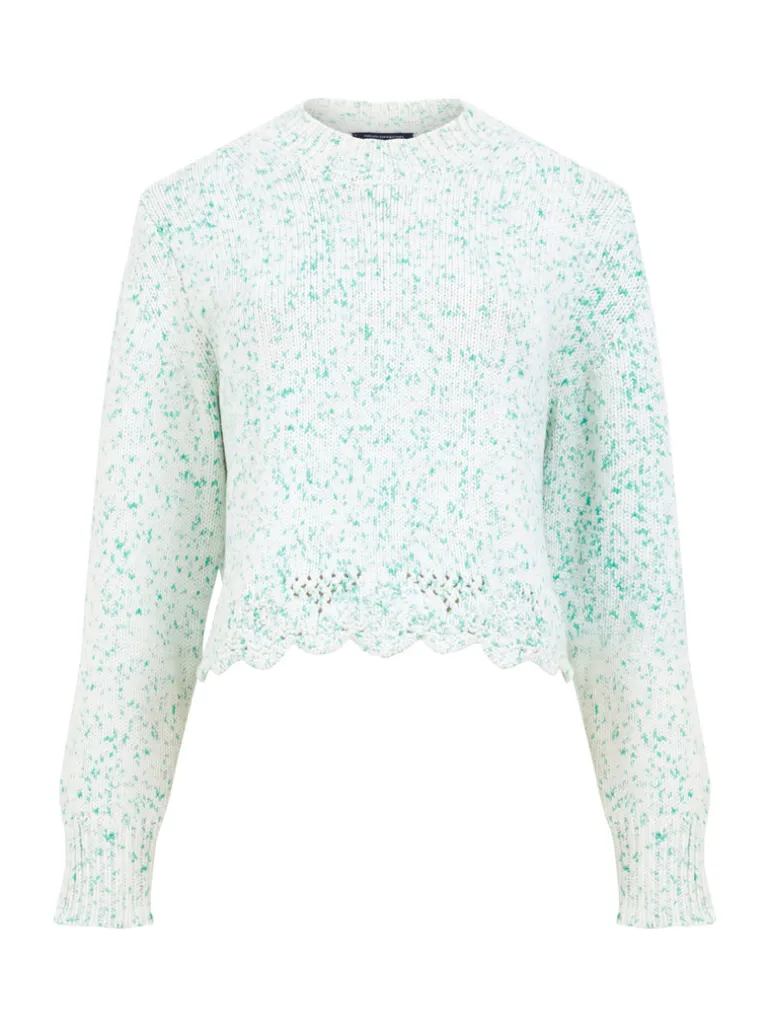 Nevanna Recycled Scallop Hem Sweater<FRENCH CONNECTION New