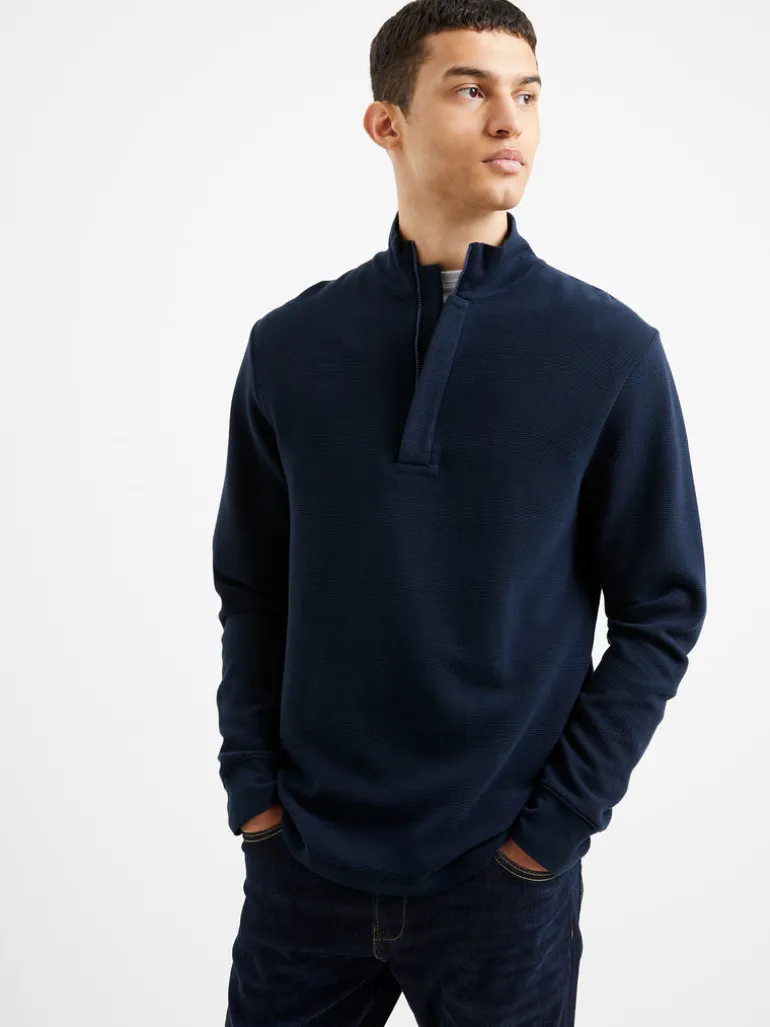 Ottoman Funnel Neck Polo Shirt<FRENCH CONNECTION Best