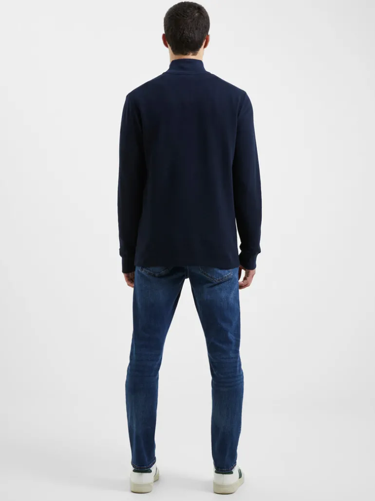 Ottoman Funnel Neck Polo Shirt<FRENCH CONNECTION Best