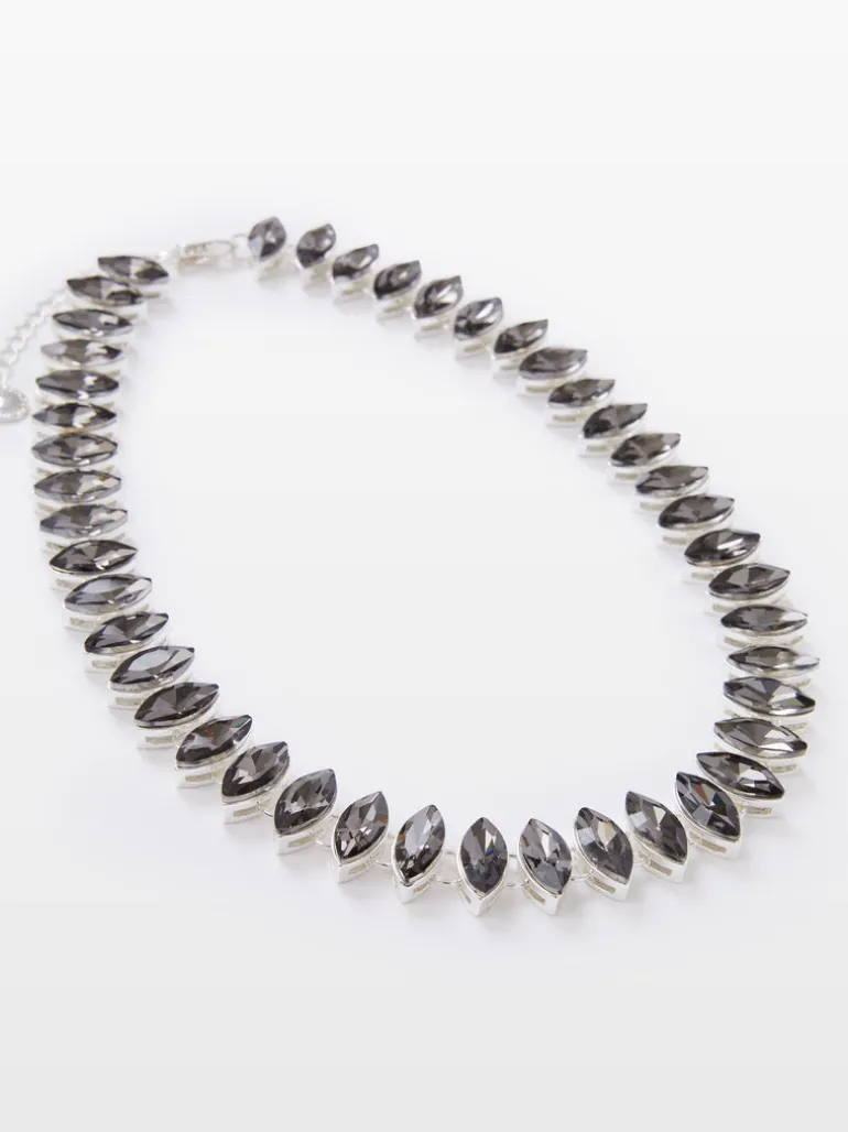 Oval Crystal Necklace<FRENCH CONNECTION Cheap
