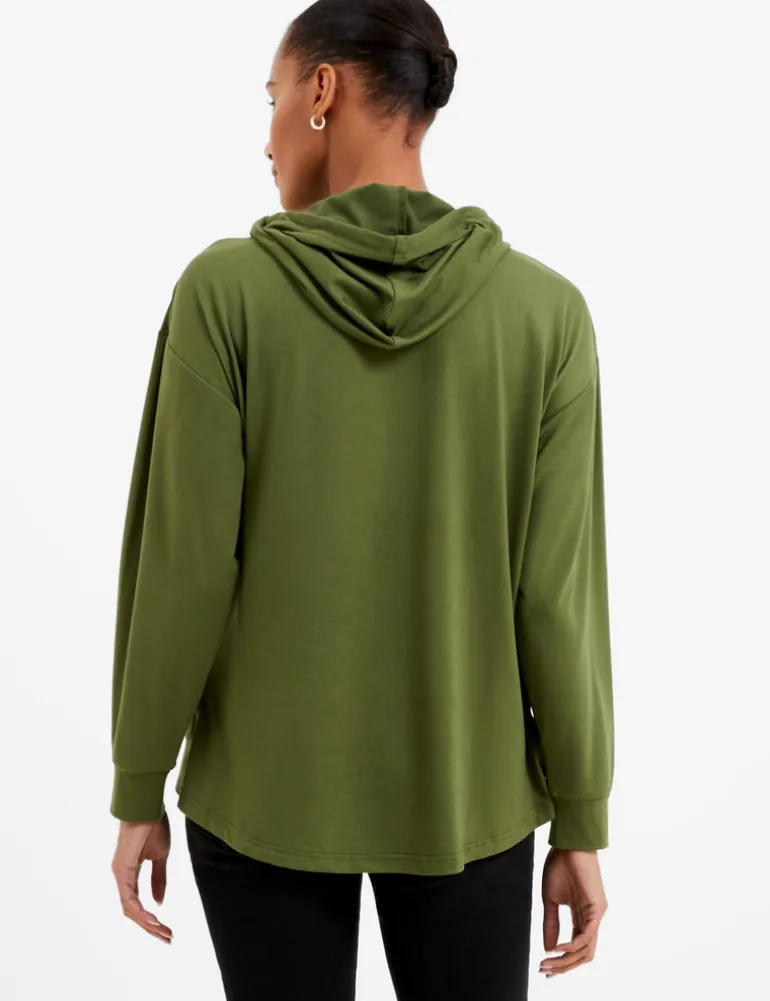 Overhead Formal Hooded Sweatshirt<FRENCH CONNECTION Fashion