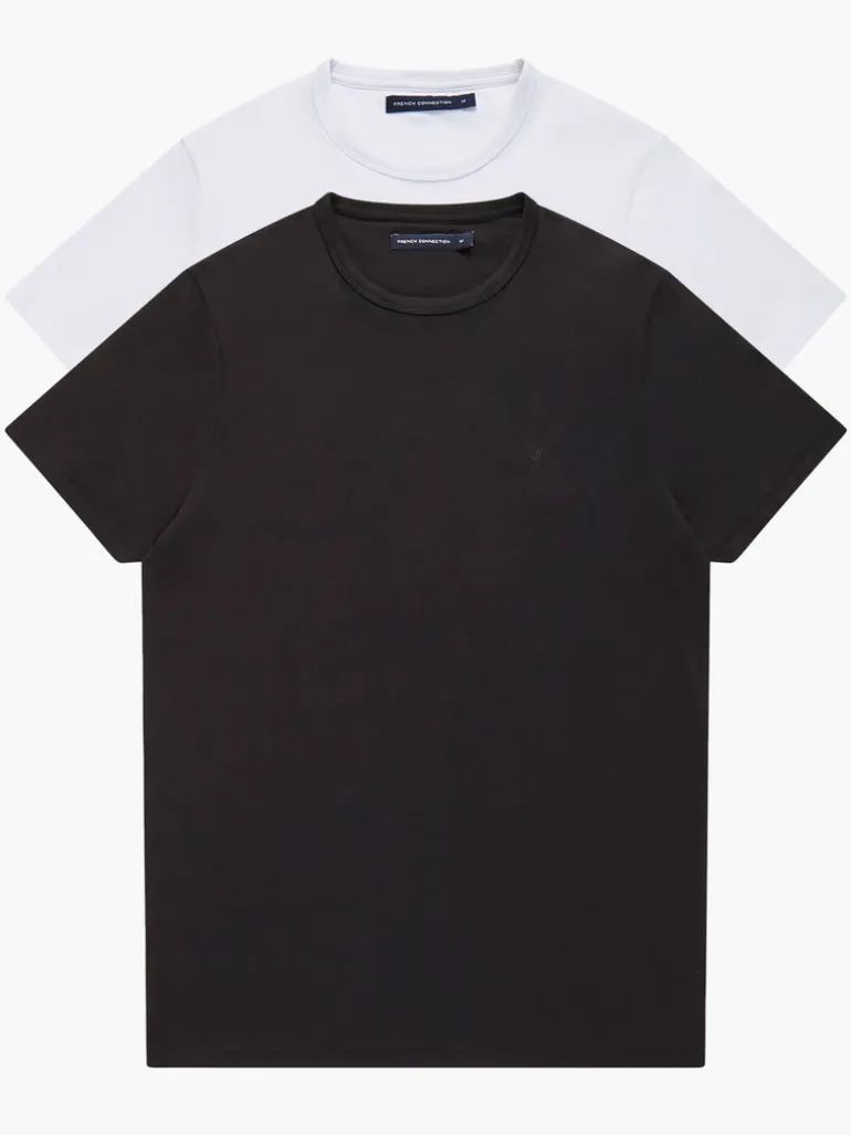2 Pack Crew Neck T-Shirts<FRENCH CONNECTION Clearance