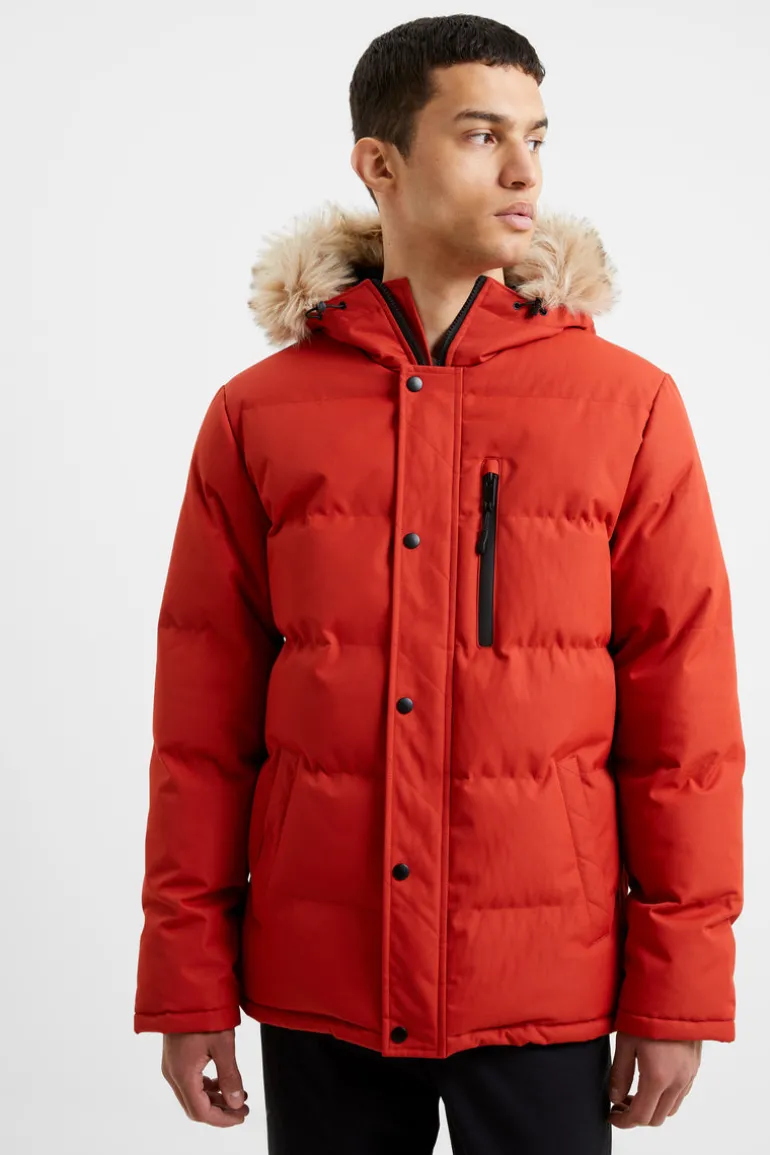 Padded Mid Length Parka Coat<FRENCH CONNECTION Outlet