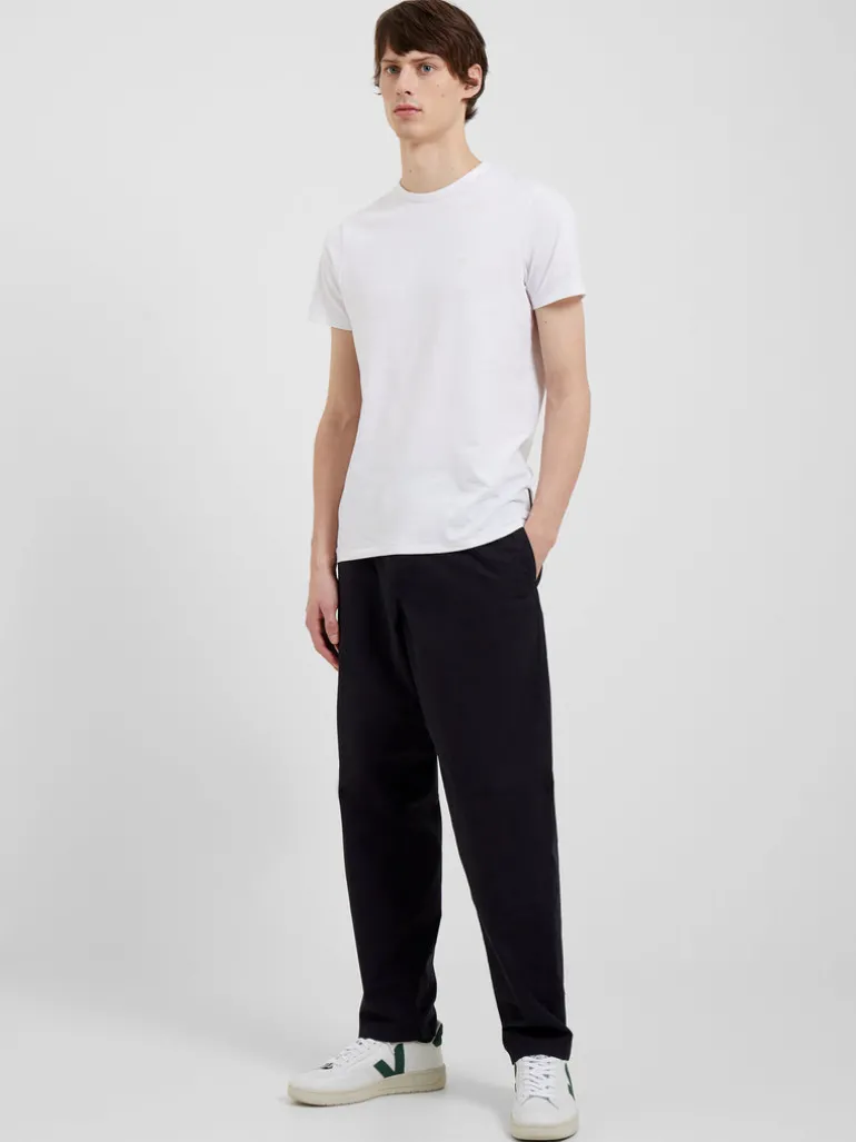 Peached Cotton Straight Leg Trousers<FRENCH CONNECTION New